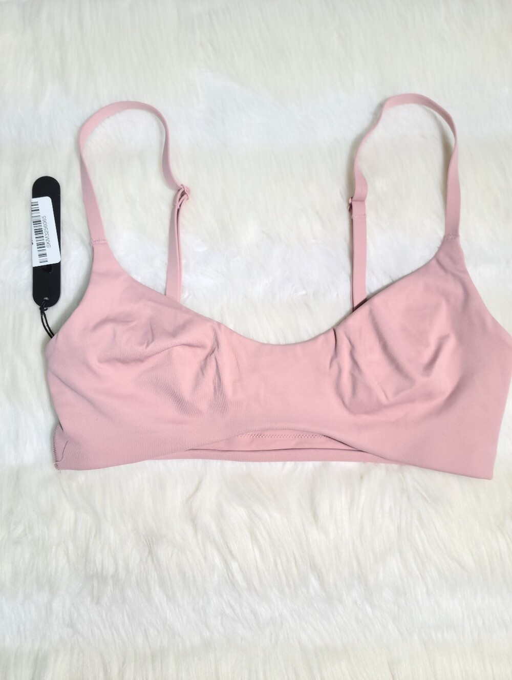 Nike SKIMS Matte Micro Scoop Bra Pink Himalayan Women Medium NEW